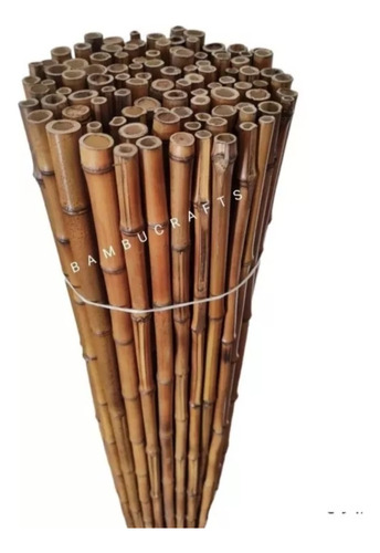 50 Varas De Bambú Decoración Adorno Casa 1.5m/ 1cm Grosor