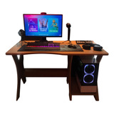 Escritorio Gamer Streamer 2.0  Mdf Ensamblable