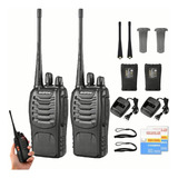 2 Radios Walkie Talkie Recargable 16 Canale 1500mah 5km