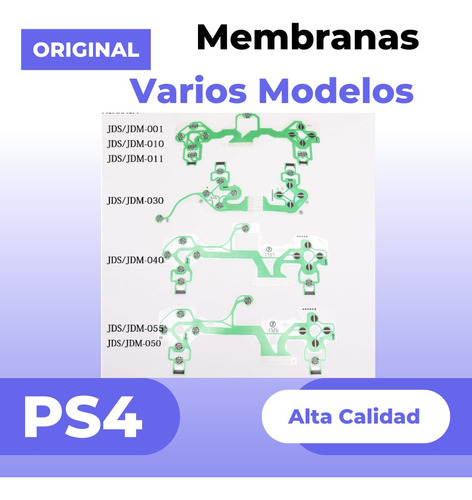 Membrana Ps4 Todos Los Modelos 1 Pieza Original