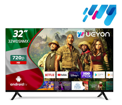 Pantalla Smart Tv 32 Pulgadas Weyon Android Hd Television