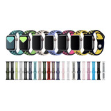 Pulseiras Silicone Para Apple Watch 40mm 38mm 42mm 44mm