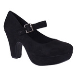Zapato Chalada Mujer Cosimo-3 Negro Formal