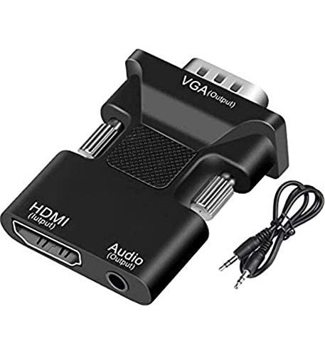 Adaptador De Vga A Hdmi Fdg 1080p Hdmi Hembra A Vga Macho Ad