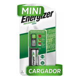 Cargador De Pilas Energizer Mini + 2 Pilas Recargables Aa 