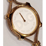 Reloj Pulsera Diseño Dolce & Gabbana D&g Dorado Oro