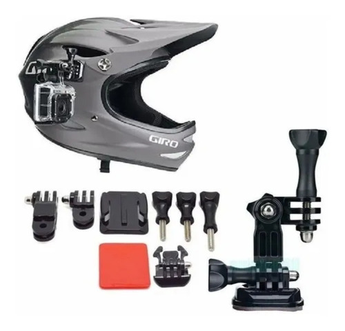 Soporte Accesorio Para Casco Lateral Gopro Adhesivo