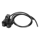 12v Motocicleta Manillar Luz Antiniebla Bocina Doble Botón