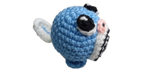 Llavero Poliwag Amigurumi Pokémon 