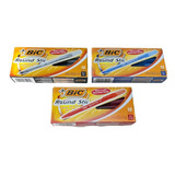 Lapicera Bic Rondo Boligrafo Birome Round Stic X 12 Unidades