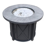 Calefactor Chimenea A Redonda De Acero Park Canyon 35''