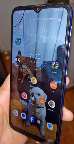 Motorola One Fusión Azul Liberado Y Al 100%