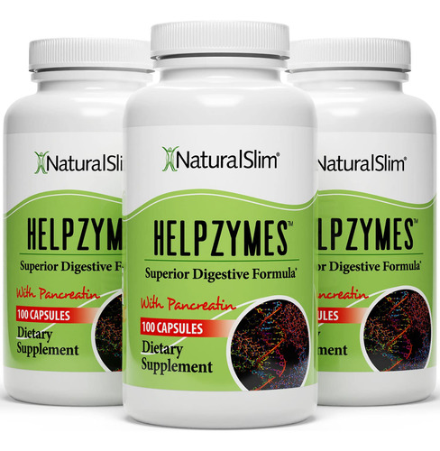 Naturalslim Helpzymes Enzimas Digestivas, Suplementos Superi