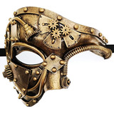 Veneciana Metal Ciborg Mascarada Para Disfraces Halloween Fa