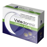 Valedormir Valeriana Sedante Natural Mejora Sueño X 40 Comp Sabor Sin Sabor