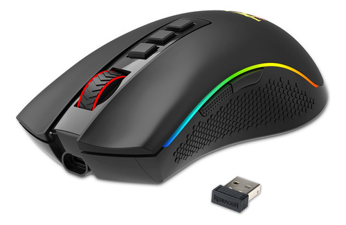 Mouse Gamer Redragon Cobra Pro Sem Fio Usb 2.4g M711 Pro Nfe