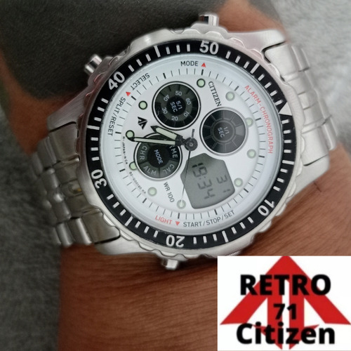 Relógio Citizen Combo C450 Raro Anos 90 N-9