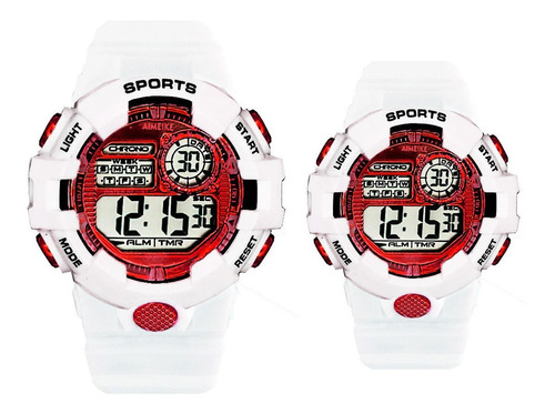 Relojes Pareja Digital Resistente Al Agua Deportivo+ Estuche