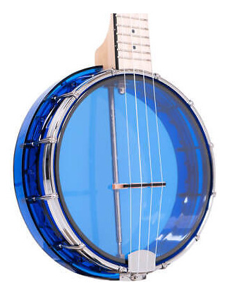 Gold Tone Little Gem Banjo Ukulele, Sapphire, W/ Bag Eea