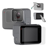 Peliculas Protetora De Vidro Para Gopro Hero 7 White Silver