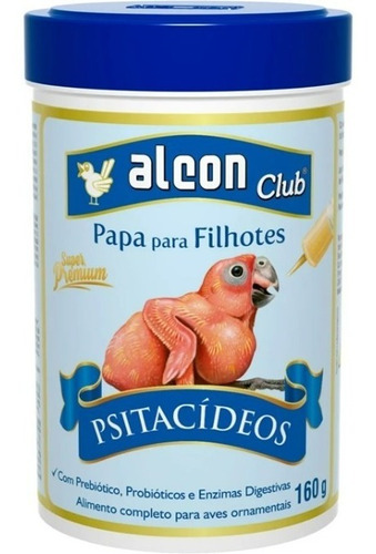 Alcon Club Papa Filhotes Psitacídeos 160g