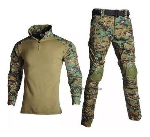 Tenida Combat Shirt Incluye Camisa + Pantalon + Protecciones