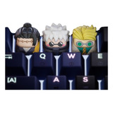 Paquete 3 Keycap Jujutsu Kaisen 2 Anime Impreso En Resina 3d