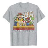 Playera Super Mario Bros 85's, Camiseta Videojuego Retro