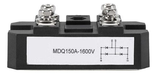 1pc Negro Monofásico Diodo Puente Rectificador 150a Amp Alto