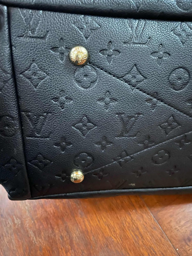 Louis Vuitton Artsy Shoulder Bag Mm Black Leather. Excelente