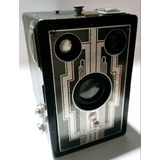 Camara Kodak Brownie Target Six 16 Art Deco Caja Negra Foto