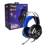 Auricular Gaming Con Microfono Y Luces Stereo Epgmr149 Azul