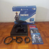 Ps4 - Consola Playstation 4 Slim 1tb + 3 Juegos Impecable