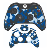 Skin Adhesivo Para Control Xbox One Camuflaje Azul