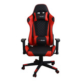 Cadeira Gamer Ergonômica X-ray Vermelha E Preto Cor Vermelho Material Do Estofamento Couro Sintético