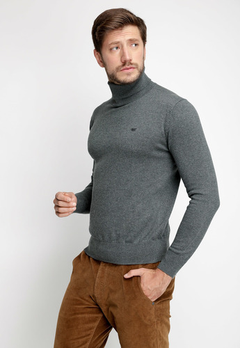 Sweater Hombre Smart Casual Turtle Gris Fw2023 Ferouch