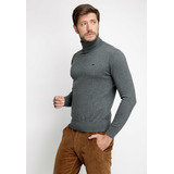 Sweater Hombre Smart Casual Turtle Gris Fw2023 Ferouch