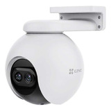 Cámara Domo Exterior Wifi Ezviz 360º Zoom 8x Doble Lente Color Blanco