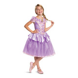 Disfraz (vestido) De Rapunzel Disney Talla 3-4 Para Niña,