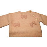 Sweaters De Lana Tejidos A Mano Bebe. Nuevos