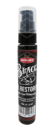 Restaurador De Plasticos Negros Oil Restorer 50ml Margrey