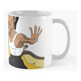 Taza La Leyenda De Bruce Lee Kung-fu Master Cartoon Comics, 