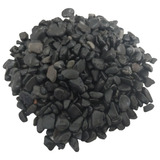 Piedra Decorativa Mármol Negro Semibrillante Jardin 2.5kg