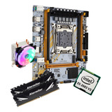 Kit Gamer Placa Mãe X99 Qiyida Ed4 Xeon E5 2683 V3 32gb Cool