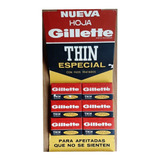 Hojitas De Afeitar Guillette Thin Especial Originales