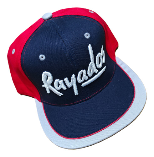 Gorra Snapback Rayados Monterrey Roja Plana Ajustable