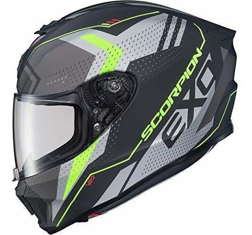 Casco De Moto Scorpionexo R420 Bluetooth Dot/snell Helmet