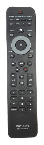 Controle Remoto Para Tv Sky-7445