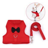 Set De Pechera Arnes Y Correa Para Pequeño Perro Gato Conejo