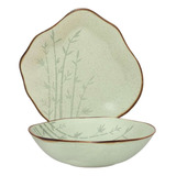 Conjunto 2 Baixelas Ryo Bambu Porcelana Oxford